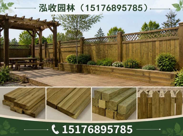 昆明京津冀防腐木工程展示图